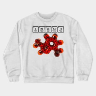 CHoCoLaTe and Theobromine Molecule Crewneck Sweatshirt